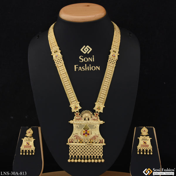 Fashion-Forward Gold Plated Necklace Set for Women - Style A813