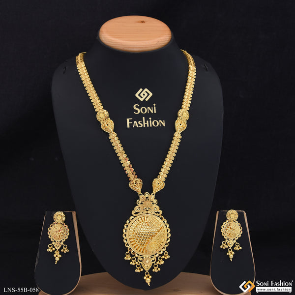 1 Gram Gold Plated Superior Quality Necklace Set for Women - Style B058