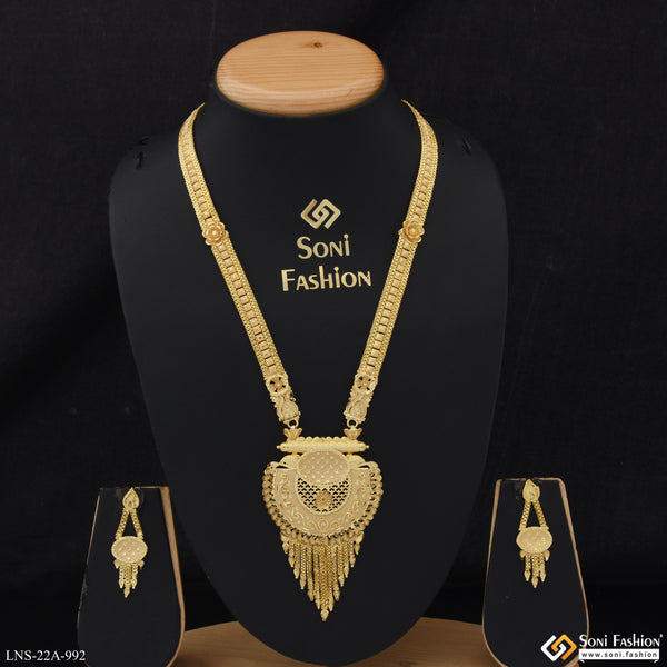 Chic Design Gold Plated Necklace Set for Women - Style A992