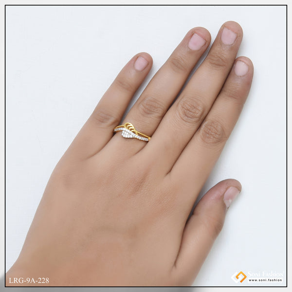 1 Gram Gold Plated Casual Design Ring for Ladies - Style A228