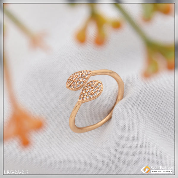 New Style with Diamond New Style Rose Gold Color Ring for Ladies - Style A217