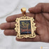 OM Namah Shivay Delicate Design Gold Plated Pendant for Men - Style A081