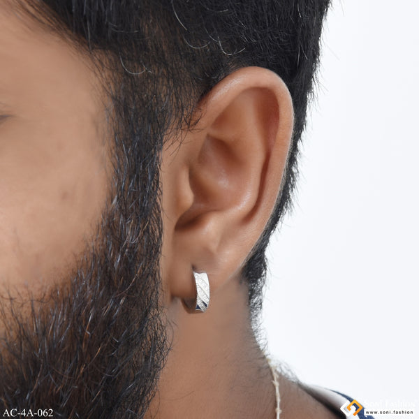 Prominent Design 92.5 Sterling Silver Stud Earring for Men - Style A062