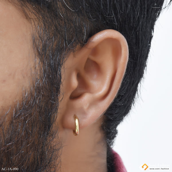 Prominent Design Golden Color Stud Earring for Men (1 Pc) - Style A090