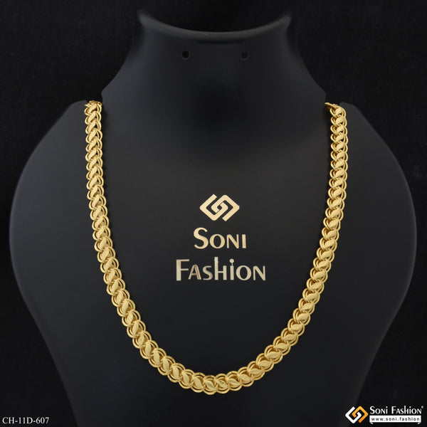 Stylish Design Best Quality Gold Plated Kohli Chain for Men - Style D607