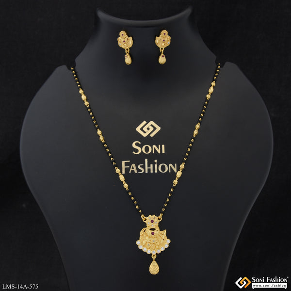 Superior Quality Gold Plated Mangalsutra Set for Women - Style A575