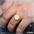 Unique Design Premium-Grade Quality Gold Plated Ring for Men - Style B560