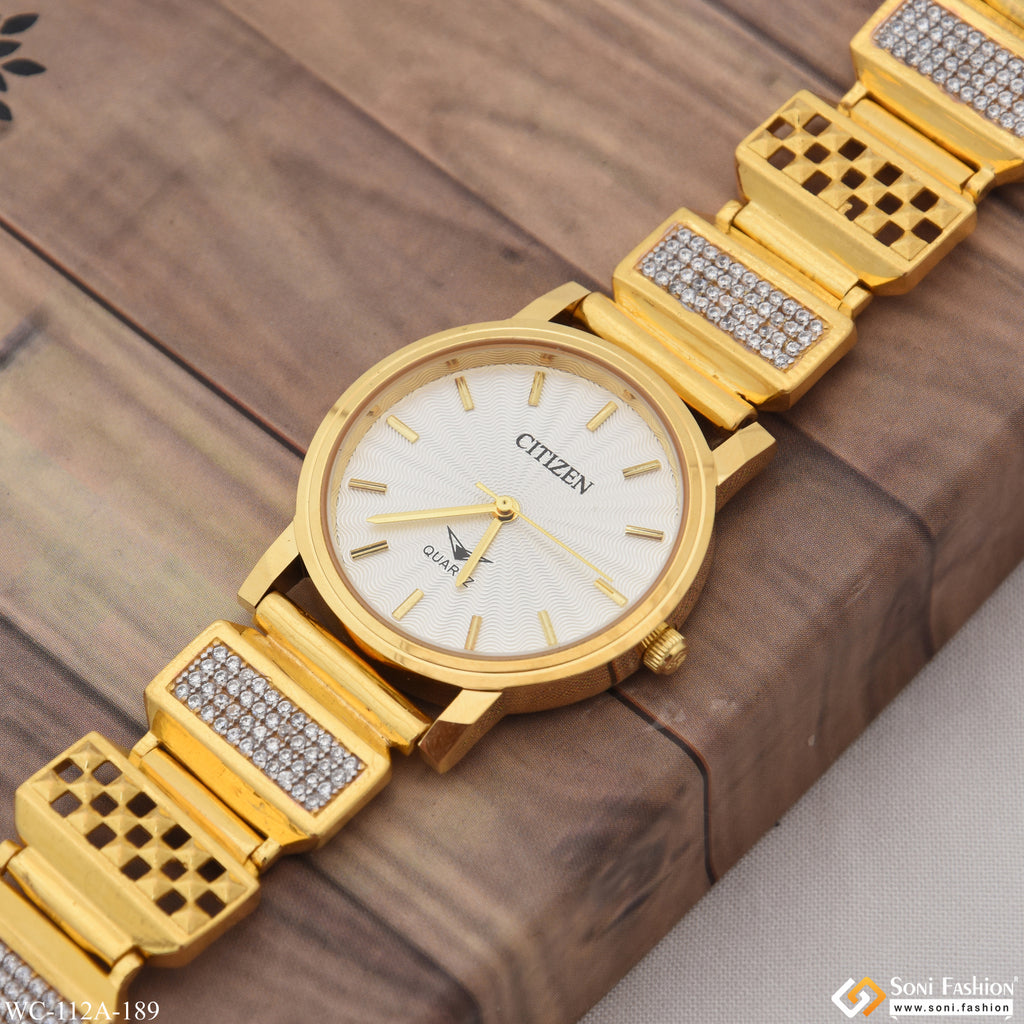 Citizen 23k gold plated best sale