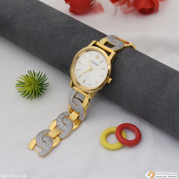 1 Gram Gold Plated High-Quality Eye-Catching Design Watch for Men - Style A148