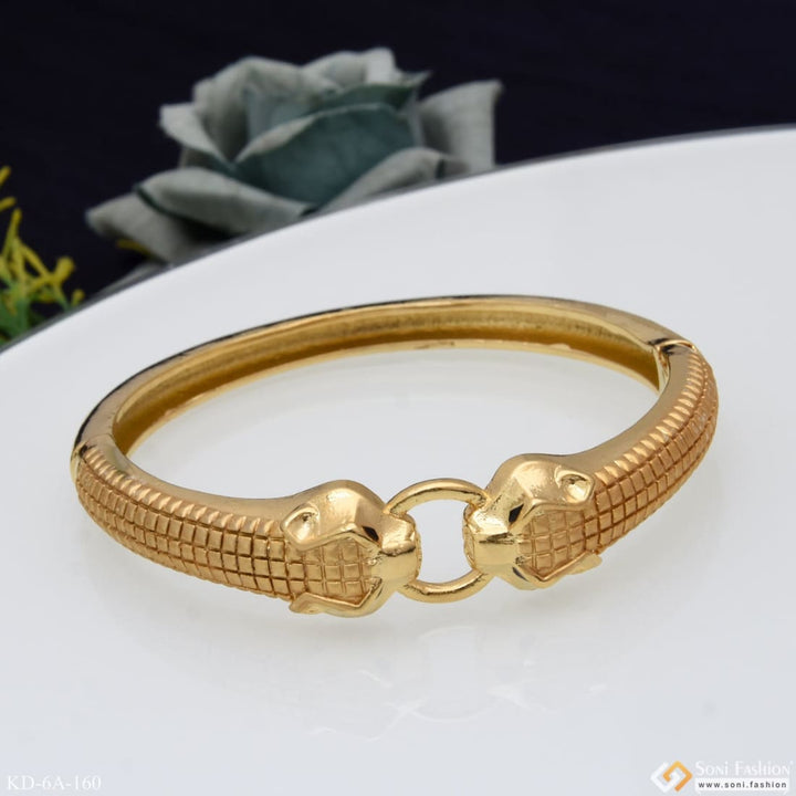 Anaconda snake dual face bracelet kada elegant design gold