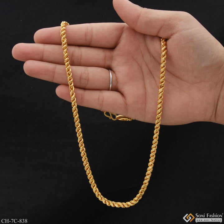 Artisanal design chic superior quality gold plated chain for