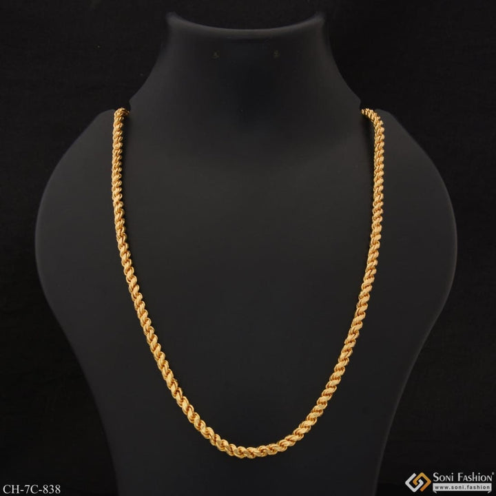 Artisanal design chic superior quality gold plated chain for