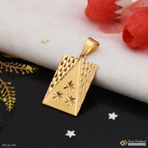 Attention-getting Design High Quality Gold Plated Pendant