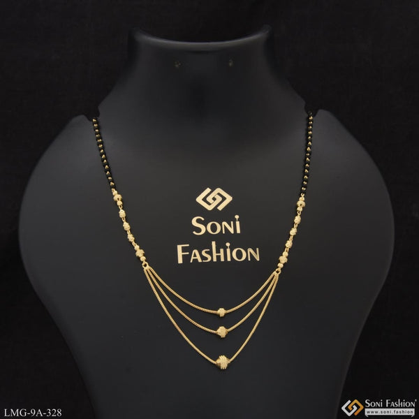 Beautiful design decorative gold plated mangalsutra for