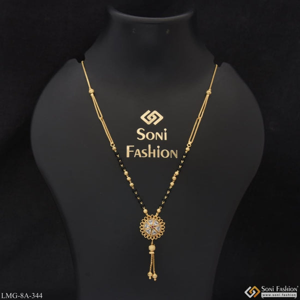 Beautiful Design Glittering Gold Plated Mangalsutra