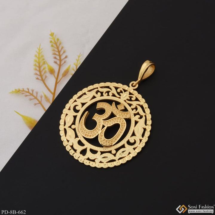 Om Beautiful Design Premium-grade Quality Gold Plated