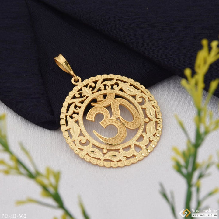 Om Beautiful Design Premium-grade Quality Gold Plated