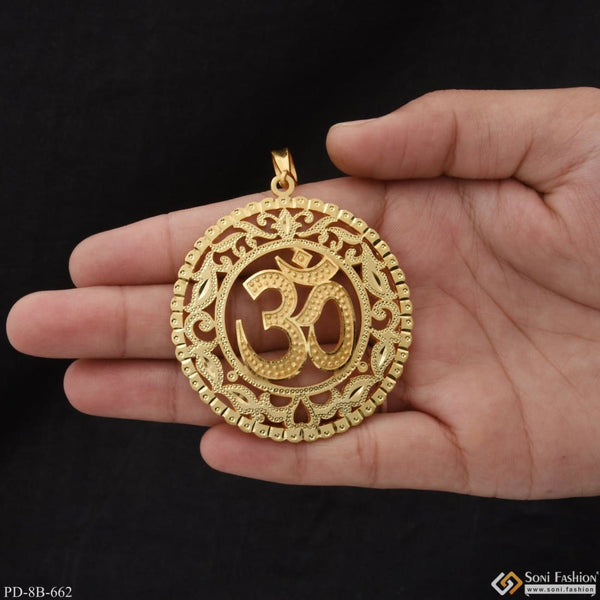 Om Beautiful Design Premium-grade Quality Gold Plated