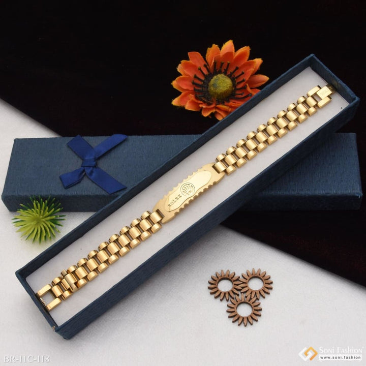 Beautiful design premium-grade quality golden color bracelet