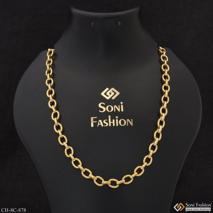 Beautiful design premium-grade quality golden color chain