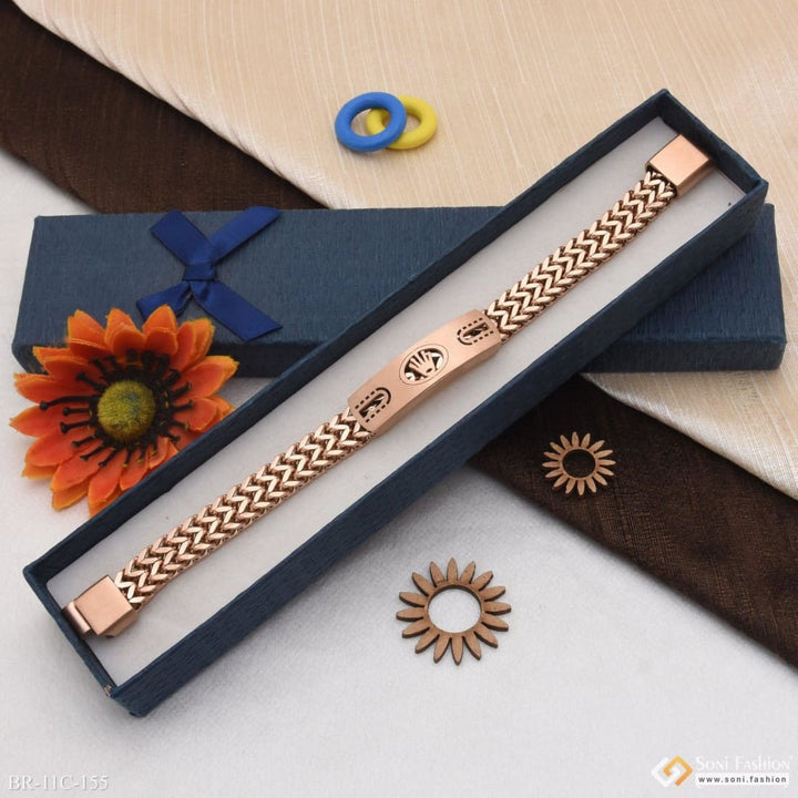 Beautiful design premium-grade quality rose gold bracelet