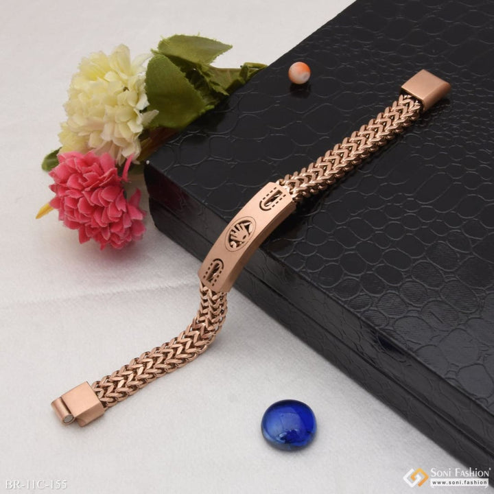 Beautiful design premium-grade quality rose gold bracelet