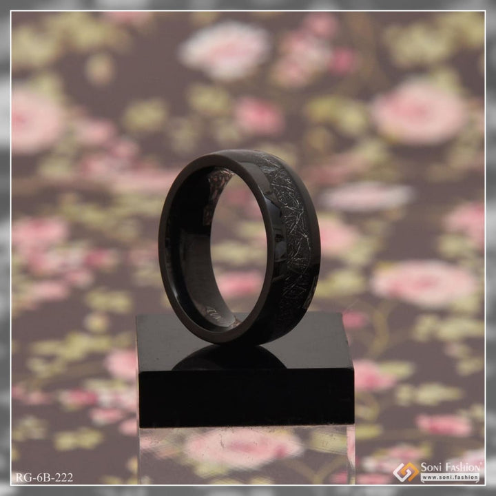 Black fancy design high-quality premium-grade quality ring