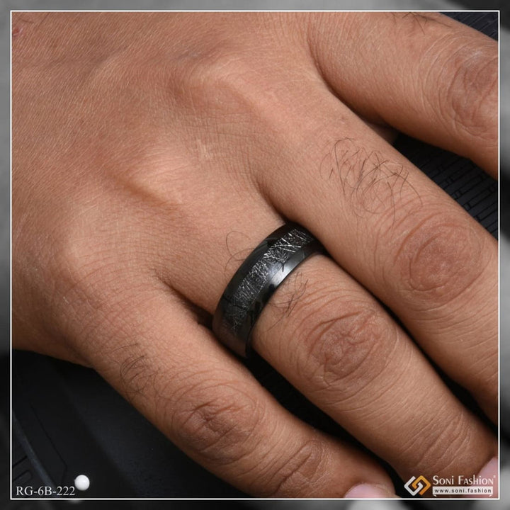 Black fancy design high-quality premium-grade quality ring