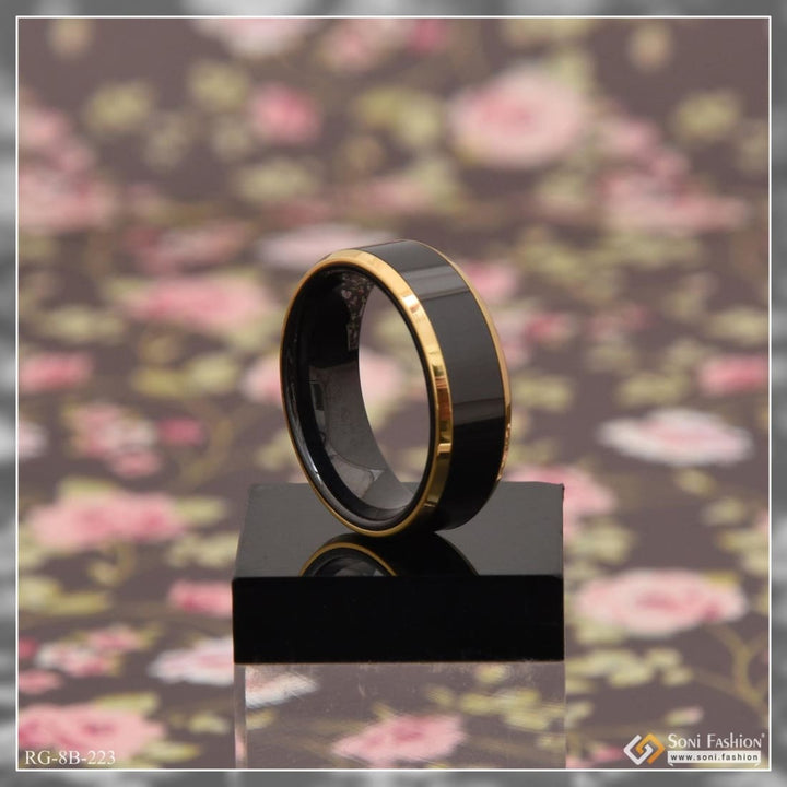 Black & Gold Brilliant Exceptional Design High-quality Ring