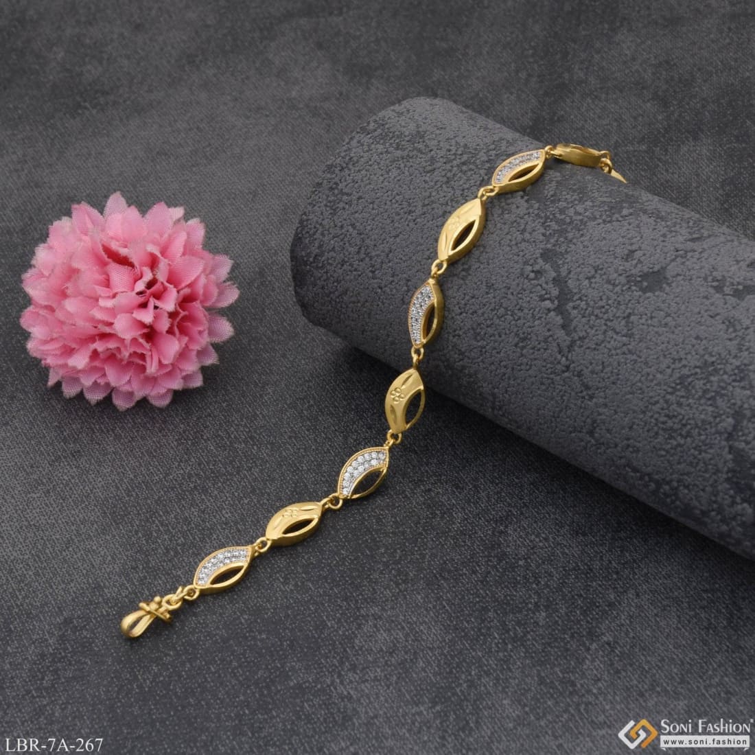 Ladies fancy leave bracelet | Gold bracelet for girl, Gold bangles design, Bracelet  designs