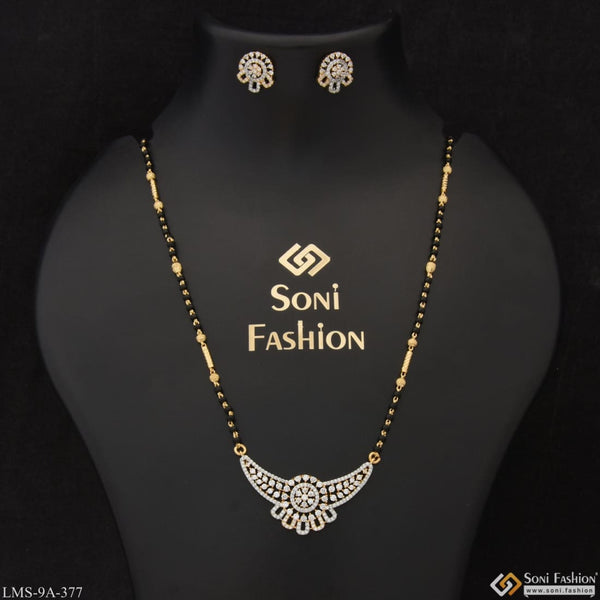 Charming Design Hand-finished Gold Plated Mangalsutra Set