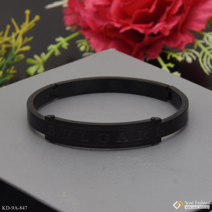 Charming design premium-grade quality black color kada for