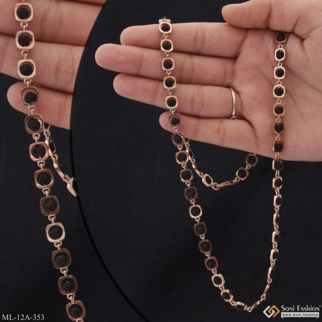 Rudraksh mala design deals