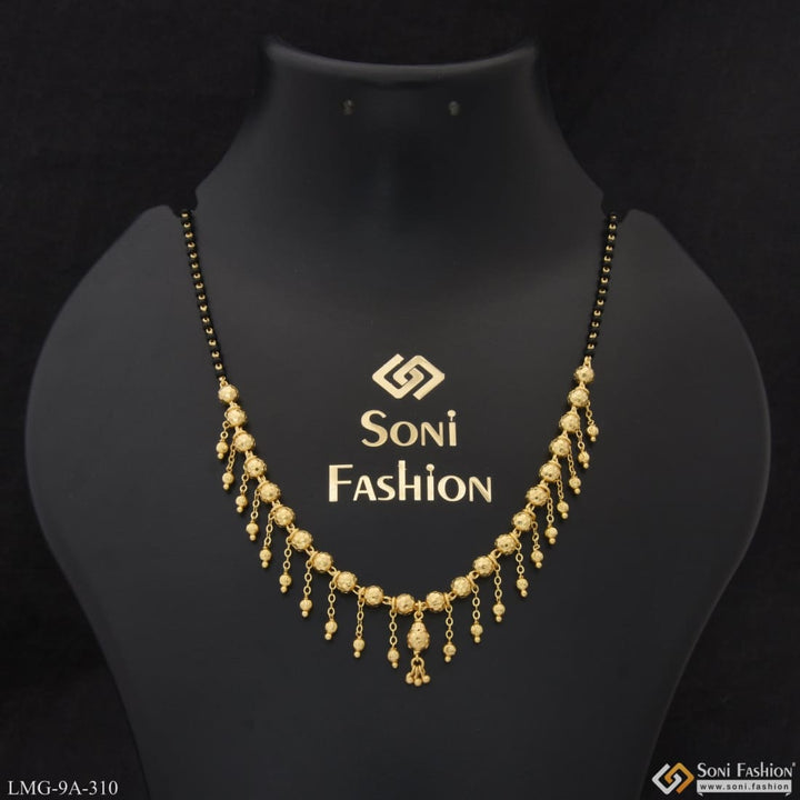 Cool design hand-crafted gold plated mangalsutra for women -