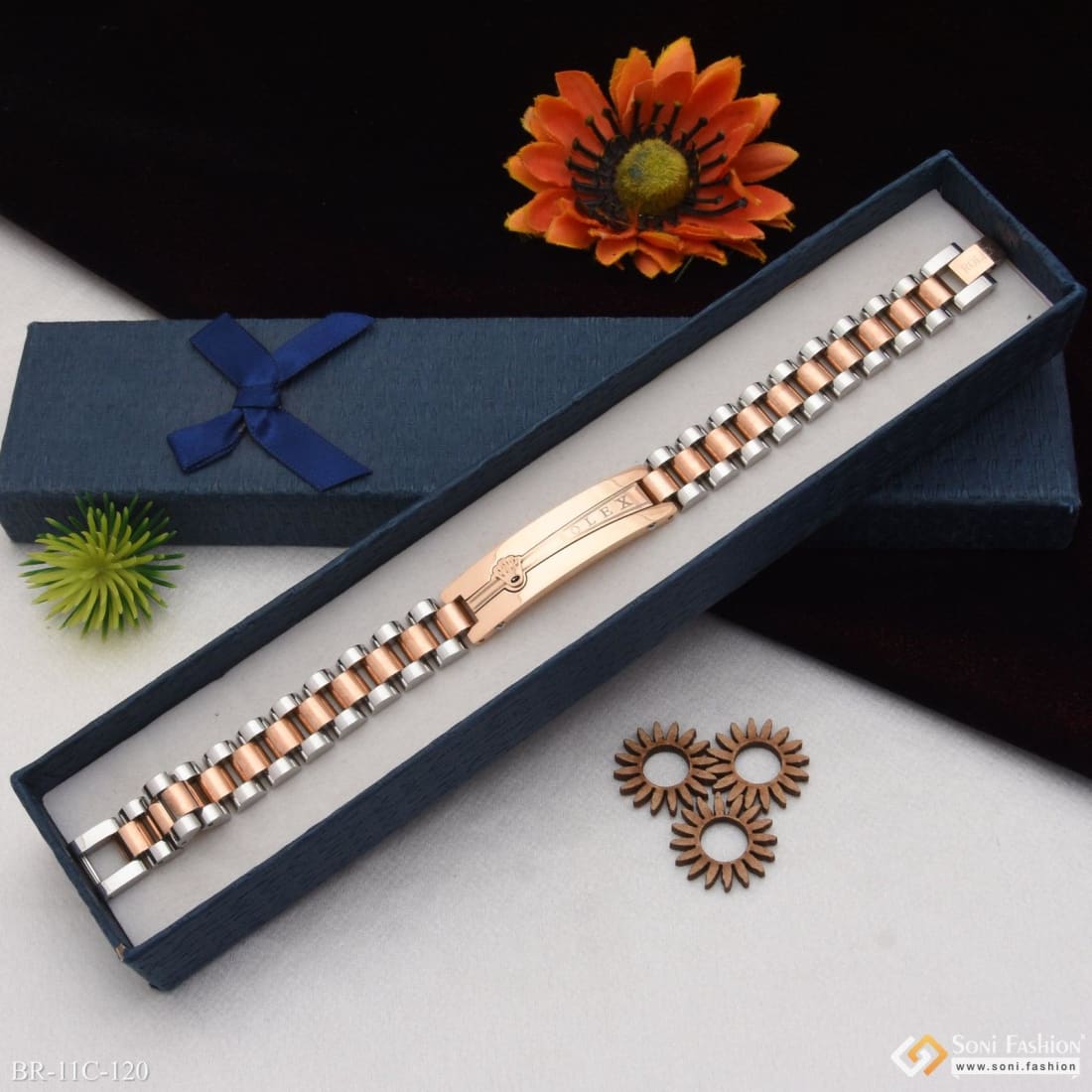 Golden Bracelette Korean Fashion New Love Lock Chain Bracelet at Rs 106.5  in New Delhi