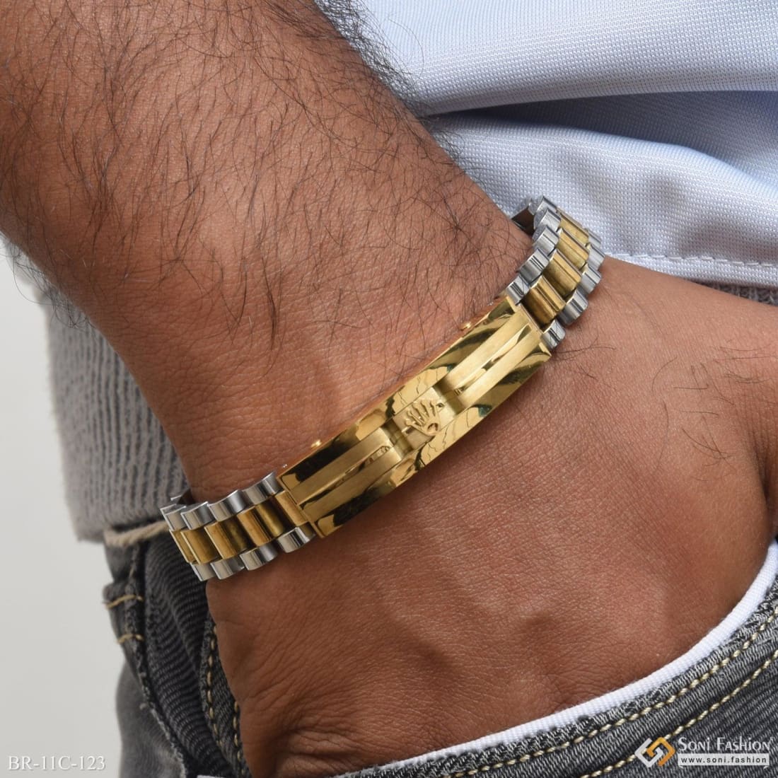 14kt gold over 925 sterling silver gold plated rolo link bracelet