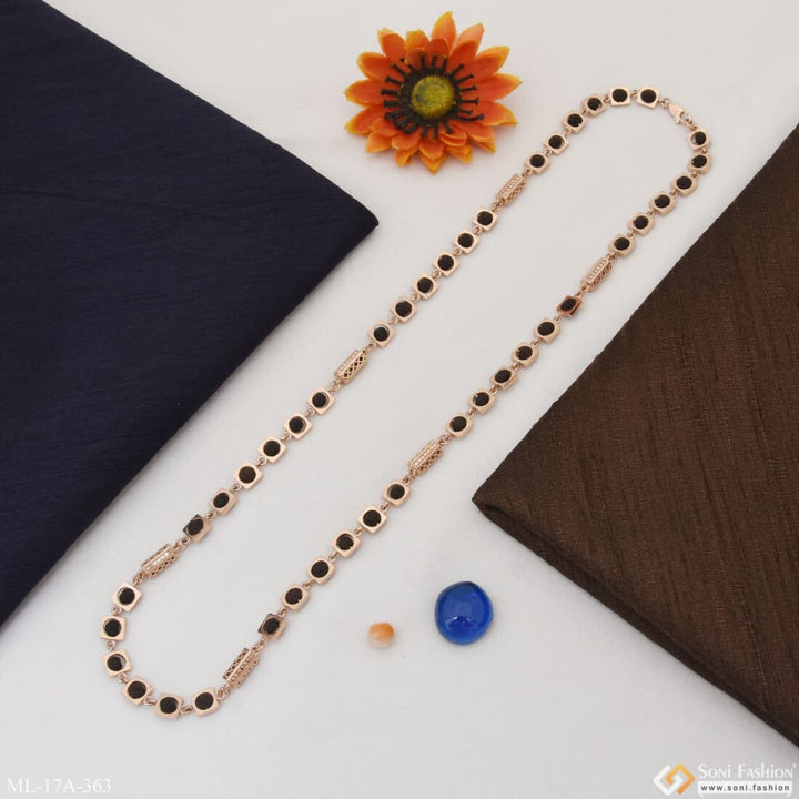 Delicate Design Amazing Rose Gold Color Rudraksha Mala