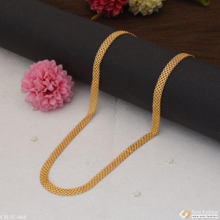 Delicate Design Best Quality Elegant Gold Plated Chain