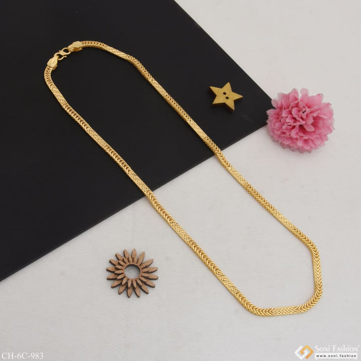 Delicate design designer best quality gold plated chain for