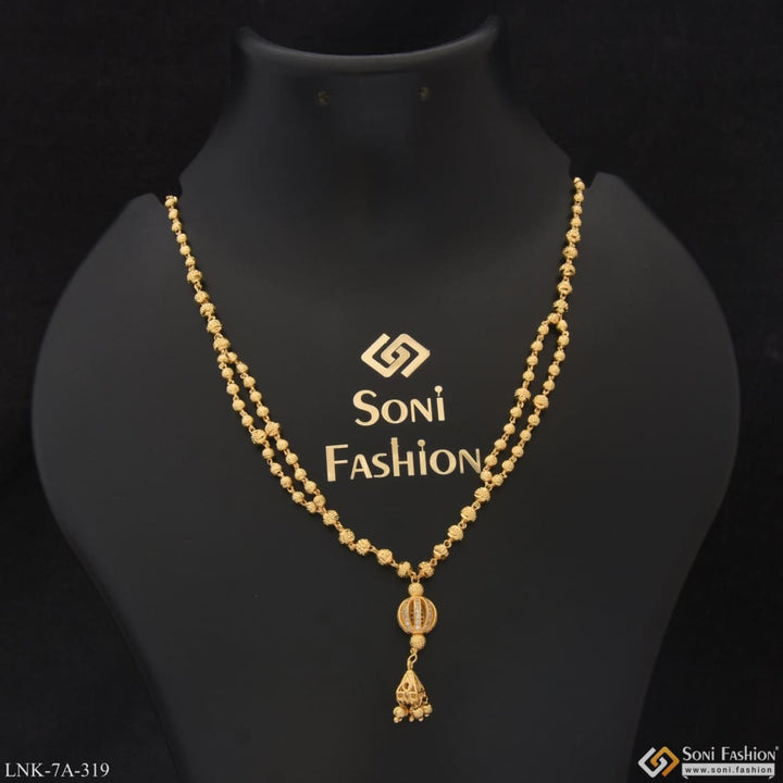 Designer with diamond stunning design gold plated necklace