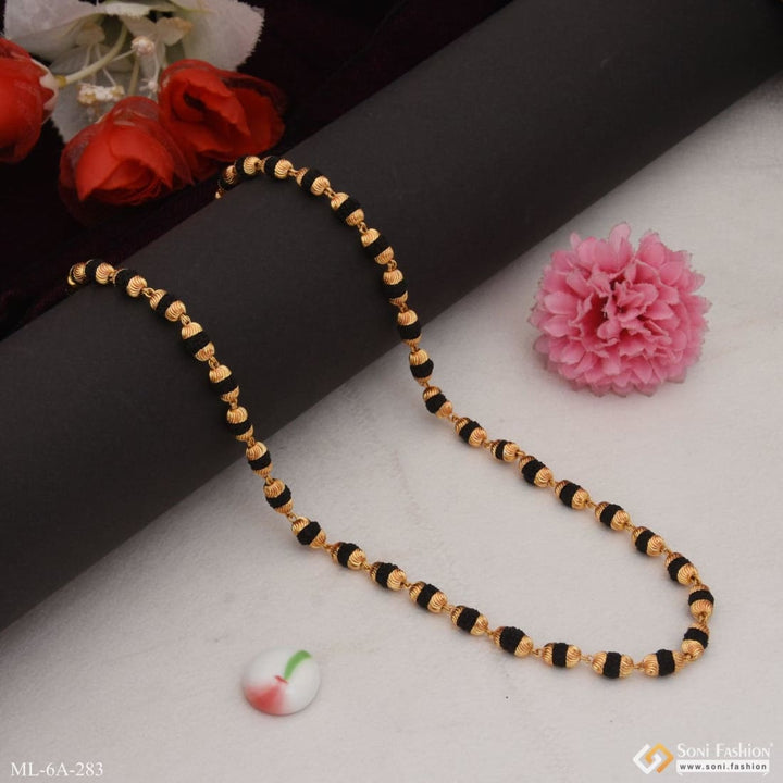 Distinctive Design Best Quality Gold Plated Rudraksha Mala