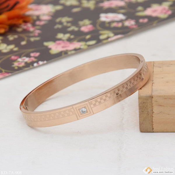 Expensive-looking Design High-quality Rose Gold Kada