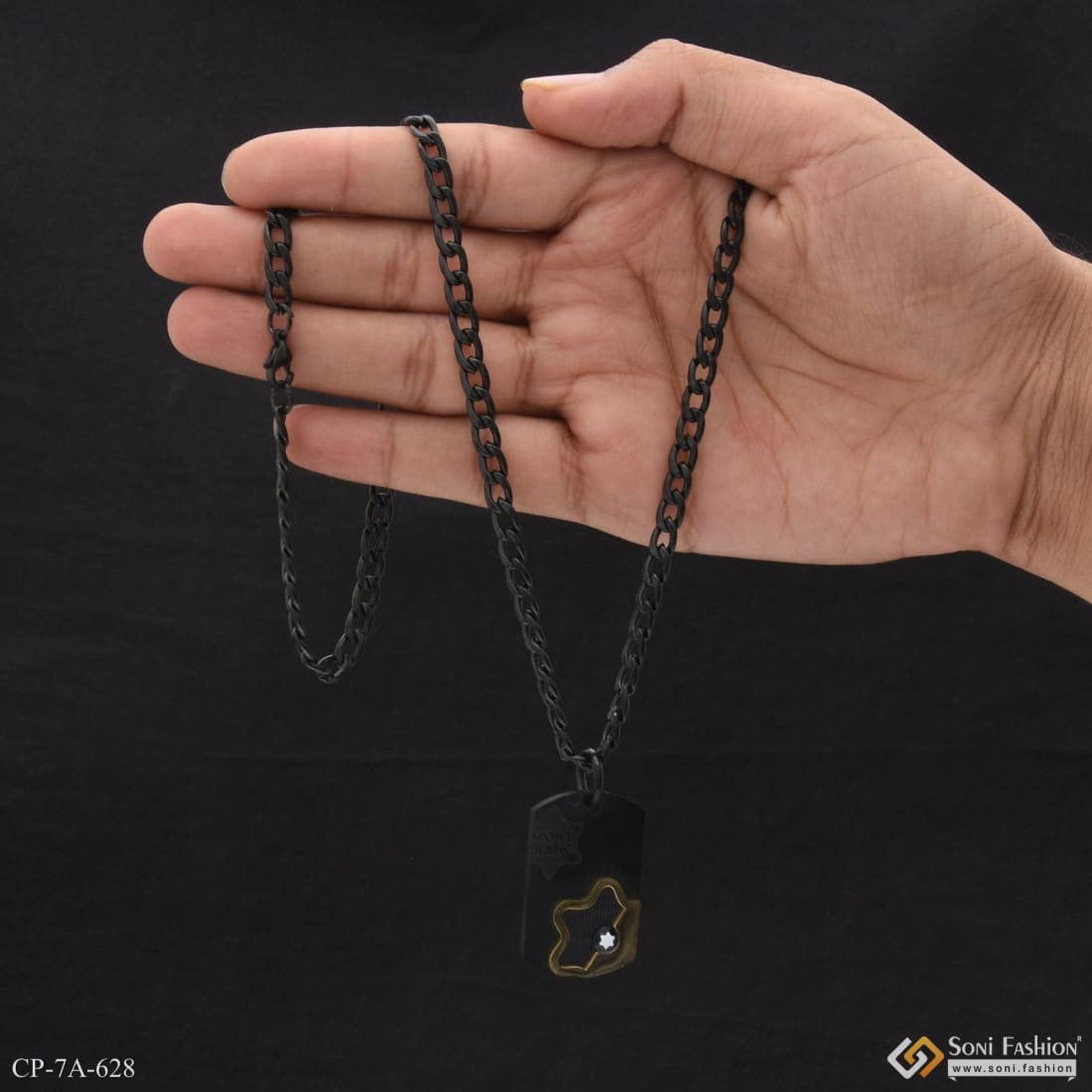 Matts Men's Necklace - Black | Konga Online Shopping