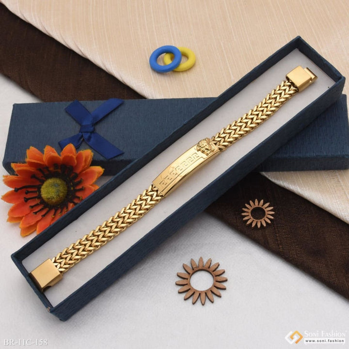 Fashion-forward design high-quality golden color bracelet