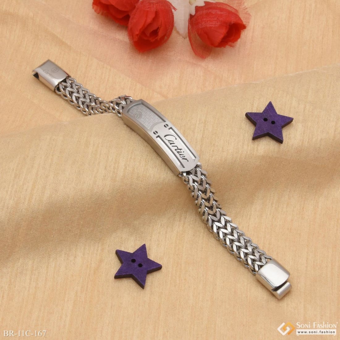 new silver bracelet design for men s // silver bracelet Designs for boys//  chandi ka bracelet - YouTube