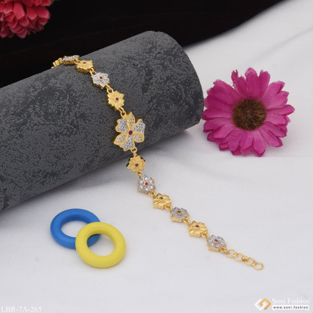 18k gold pawnable saudi gold original Petal disc thailand gold bangles  bracelet for women gift hypoallergenic non tarnish dangling | Lazada PH