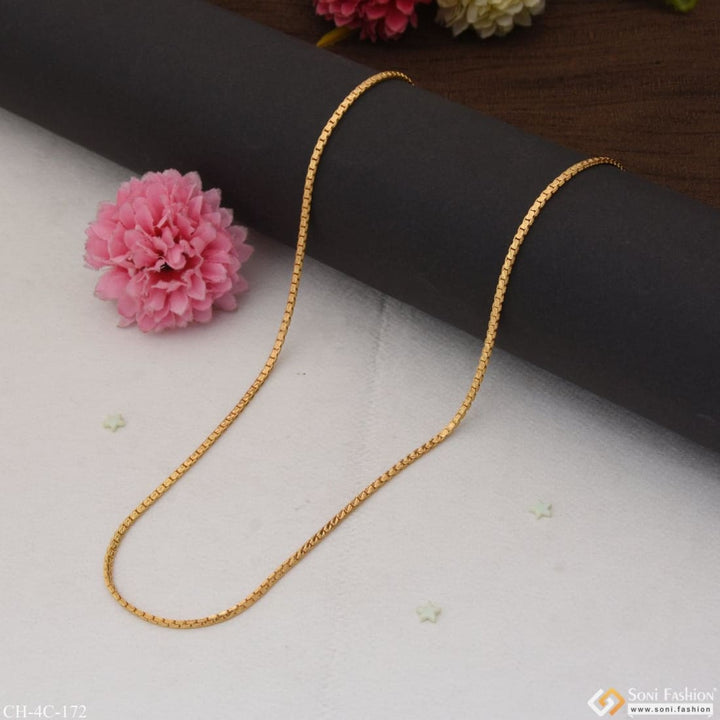 Funky design best quality attractive gold plated chain for