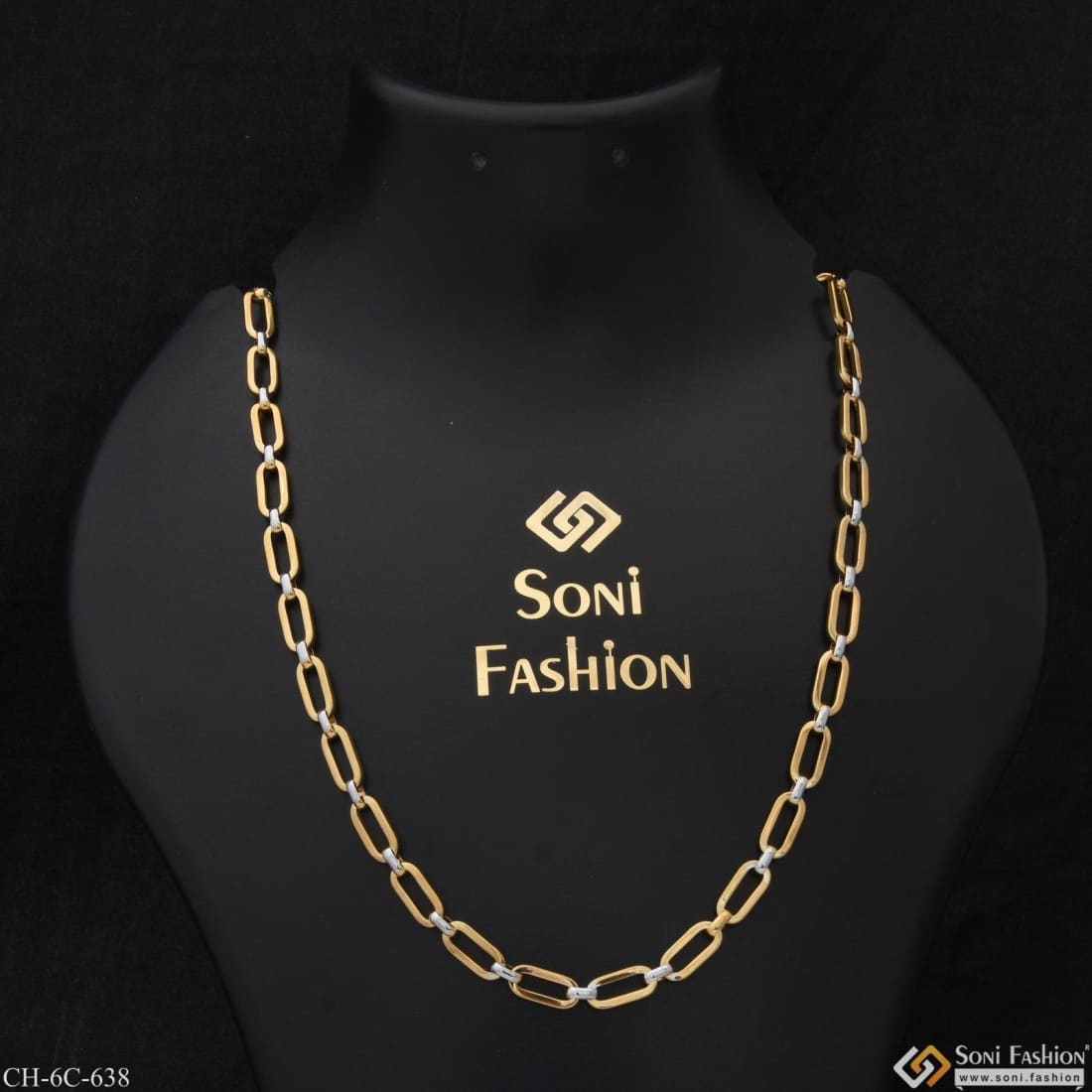 Funky design silver gold color cute design best quality chain for Soni Fashion