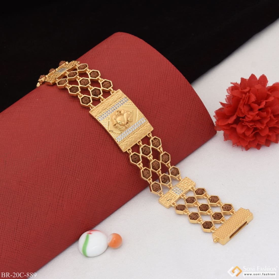 Buy Om Loose Bracelet For Men With Dotted Pattern - Branta – Brantashop