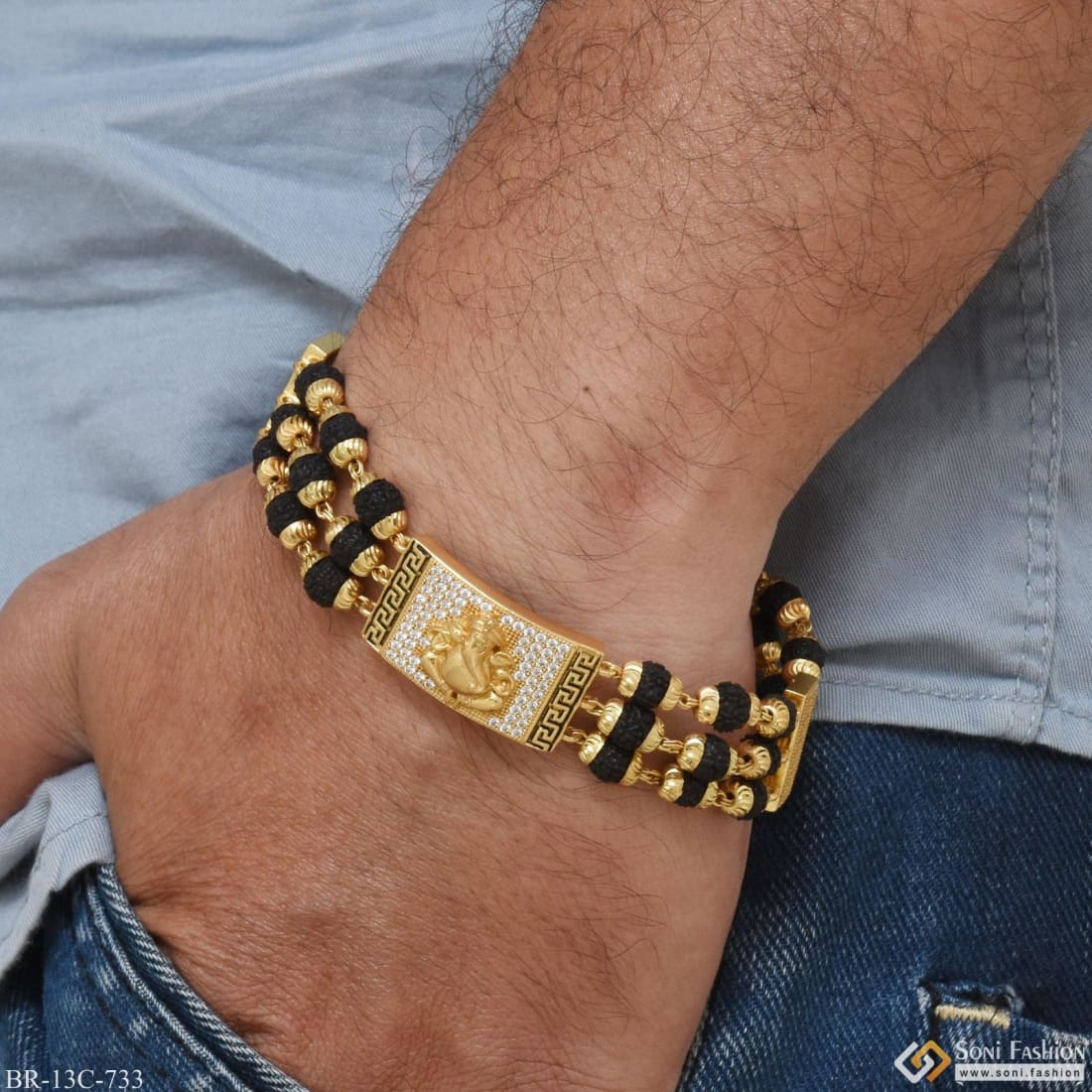 22k Plain Gold Bracelet JG-2109-04798 – Jewelegance